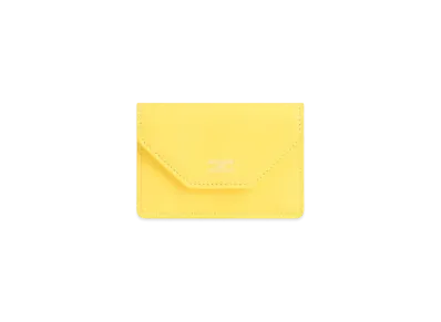 BALENCIAGA Envelope Mini Wallet Smooth Calfskin "Yellow"