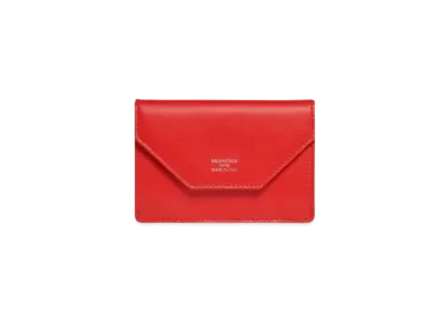 BALENCIAGA Envelope Mini Wallet "Red"