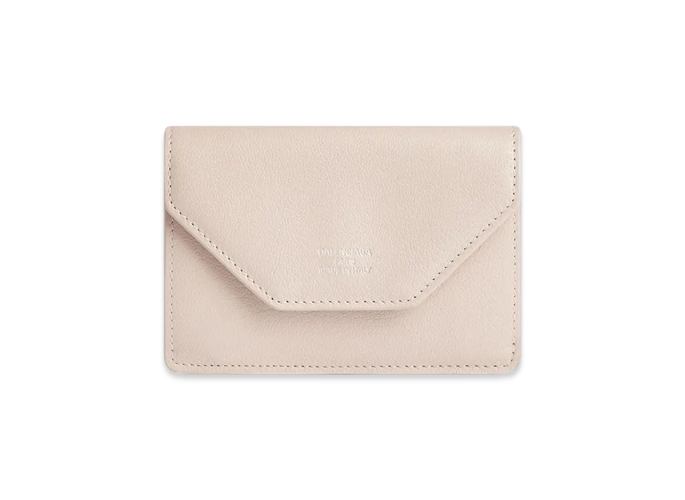 BALENCIAGA Envelope Mini Wallet "Almond"