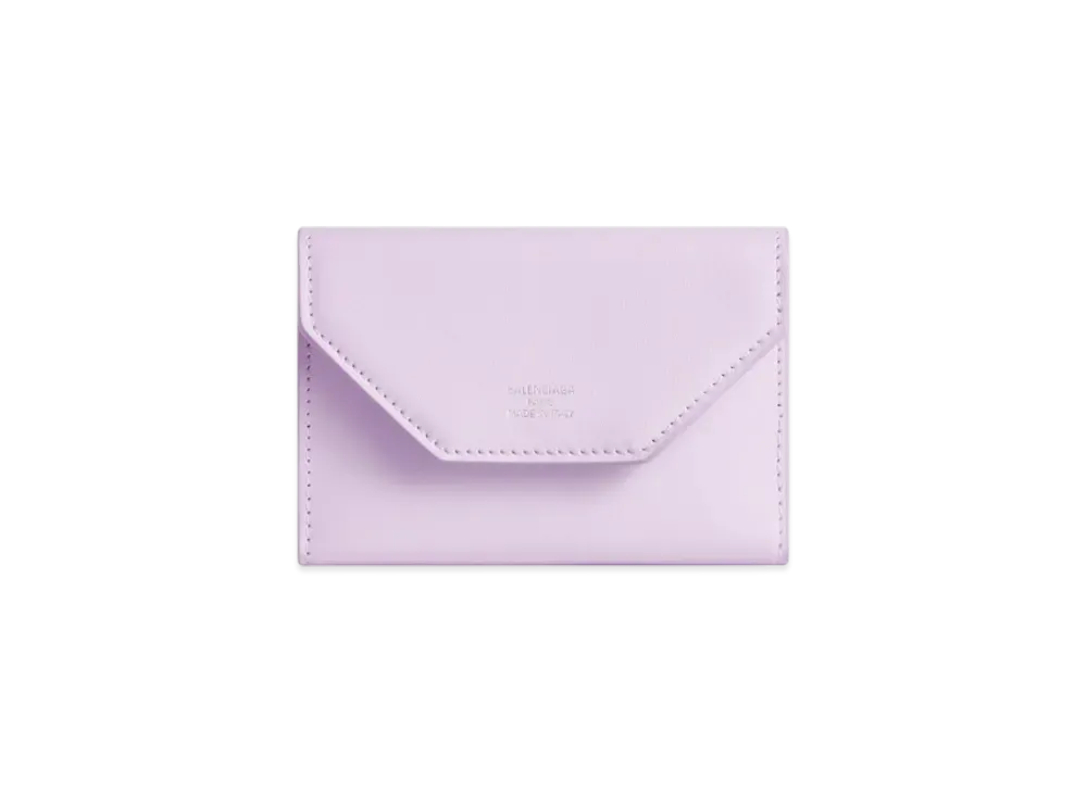 BALENCIAGA Envelope Key Case With Split Ring "Parma/Beige"