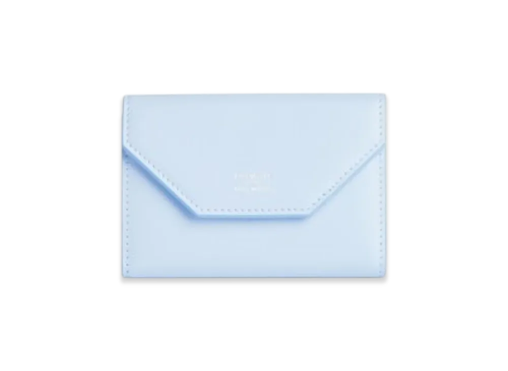 BALENCIAGA Envelope Split Ring Key Case "Blue"