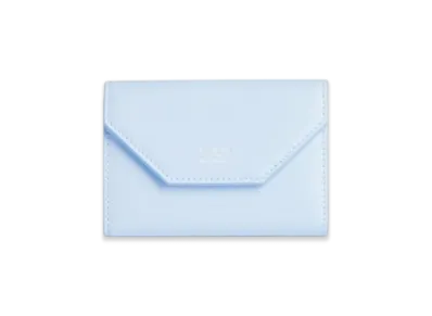 BALENCIAGA Envelope Split Ring Key Case "Blue"