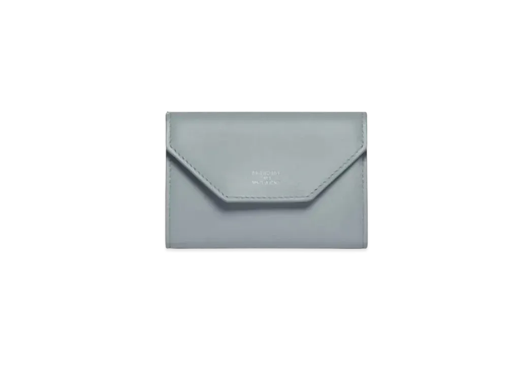 BALENCIAGA Envelope Split Ring Key Case "Blue"