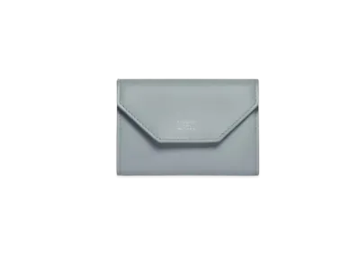 BALENCIAGA Envelope Split Ring Key Case "Blue"