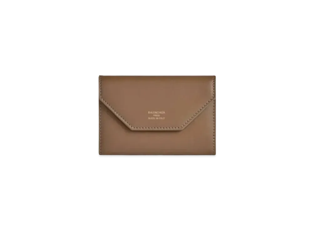 BALENCIAGA Envelope Split Ring Key Case "Gray"