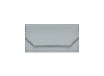BALENCIAGA Envelope Slim Continental Wallet "Grey"