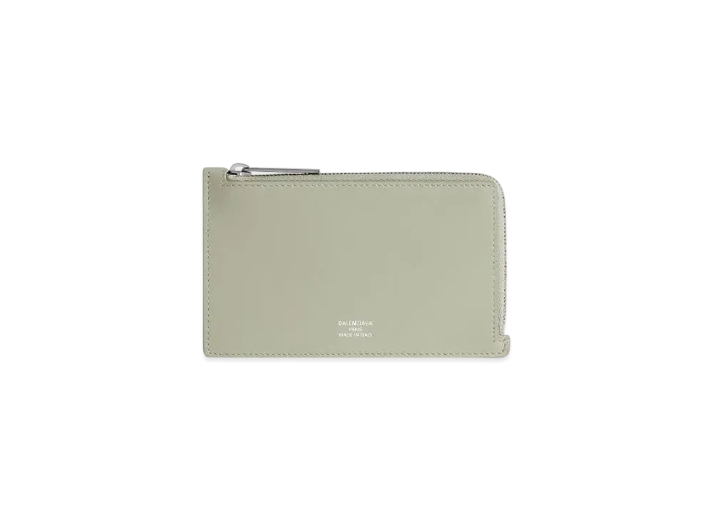 BALENCIAGA Envelope Long Coin and Card Holder Japan Exclusive "Greige/White"