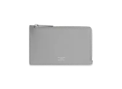 BALENCIAGA Envelope Long Coin & Card Holder "Grey"