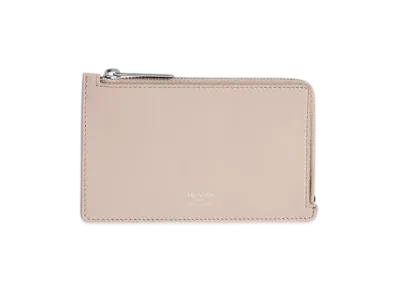 BALENCIAGA Envelope Long Coin & Card Holder "Sesame/Suede Pink"
