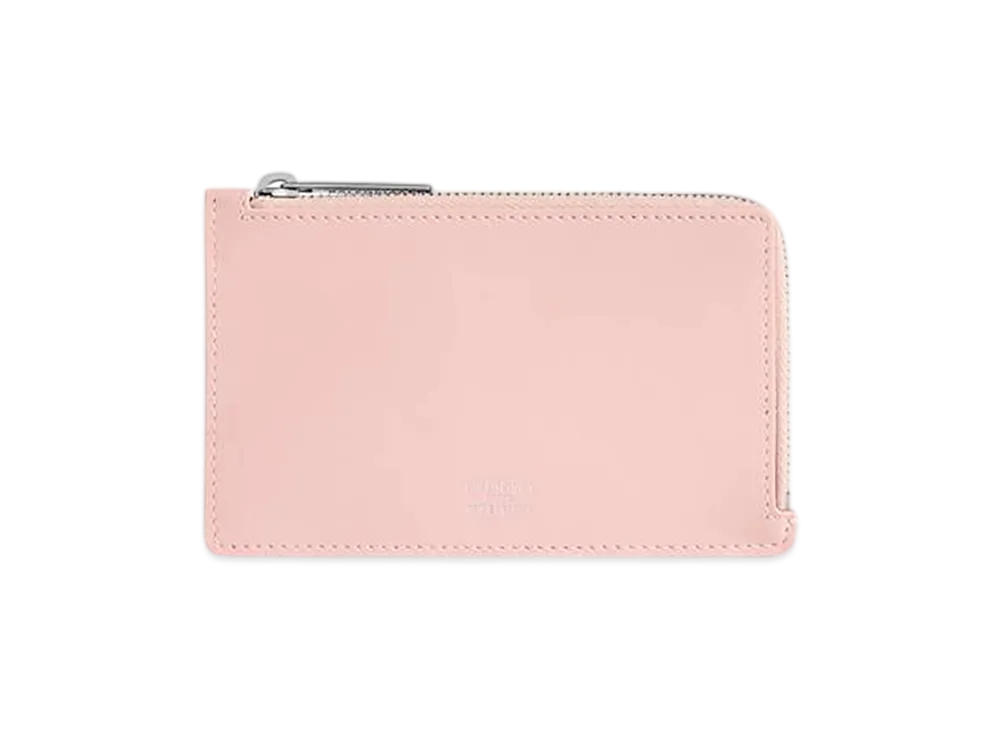 BALENCIAGA Envelope Long Coin & Card Holder "Suede Pink/Dark Burgundy"