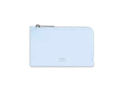BALENCIAGA Envelope Long Coin & Card Holder "Blue"