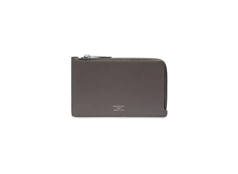 BALENCIAGA Envelope Long Coin & Card Holder "Gray"