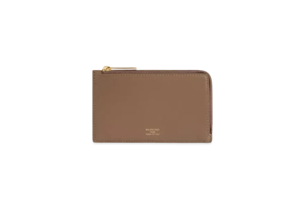BALENCIAGA Envelope Long Coin & Card Holder "Gray"