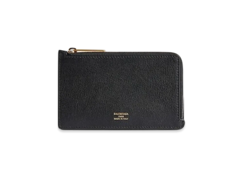 BALENCIAGA Envelope Long Coin & Card Holder "Black"