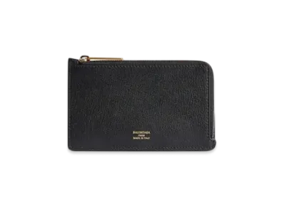BALENCIAGA Envelope Long Coin & Card Holder "Black"