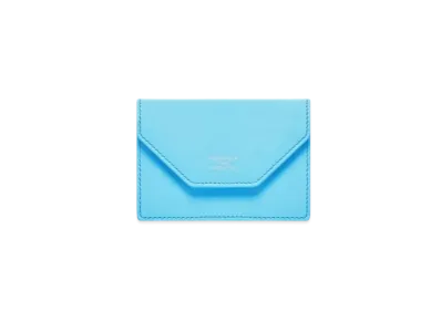 BALENCIAGA Envelope Accordion Holder "Blue"