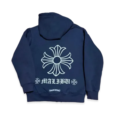 Chrome Hearts Malibu Exclusive Cross Logo Hoodie "Black"