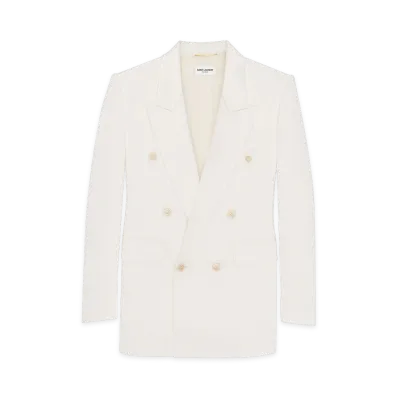 Saint Laurent Women's Jackets "White"