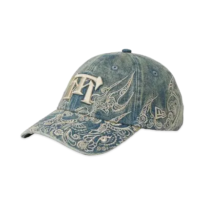NEW ERA x Illustrators Collection 9Forty Unstructured Tamimoon Overdye Denim "Blue"