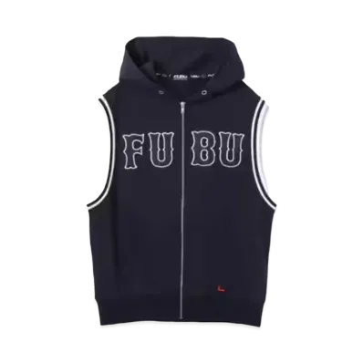 atmos pink x FUBU Atch Logo Sweat Vest "Black"
