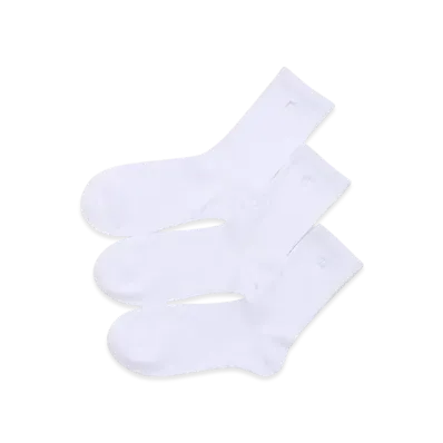 Champion 3-Pair Crew Socks "White"