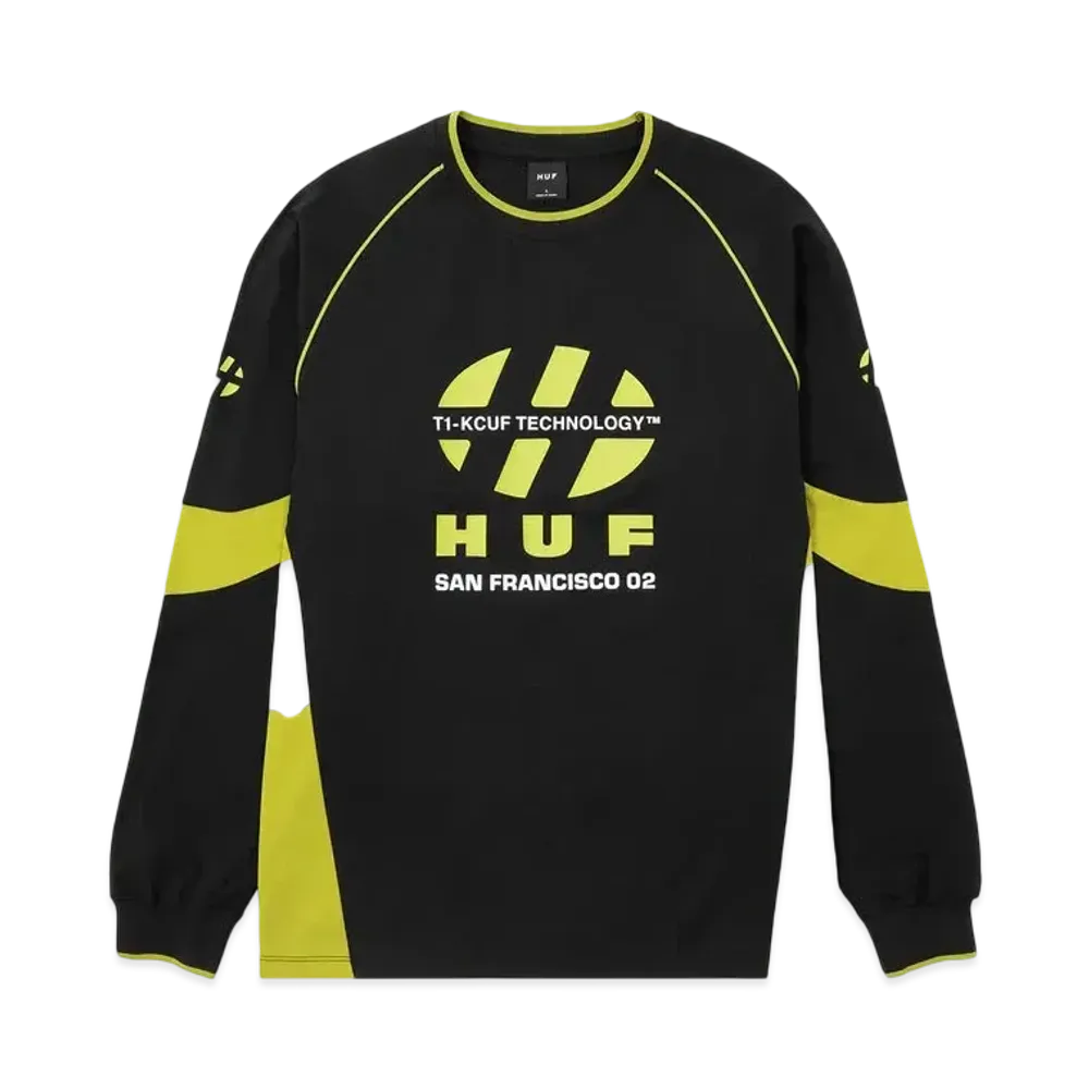 HUF Fillmore LS Crew "Black"