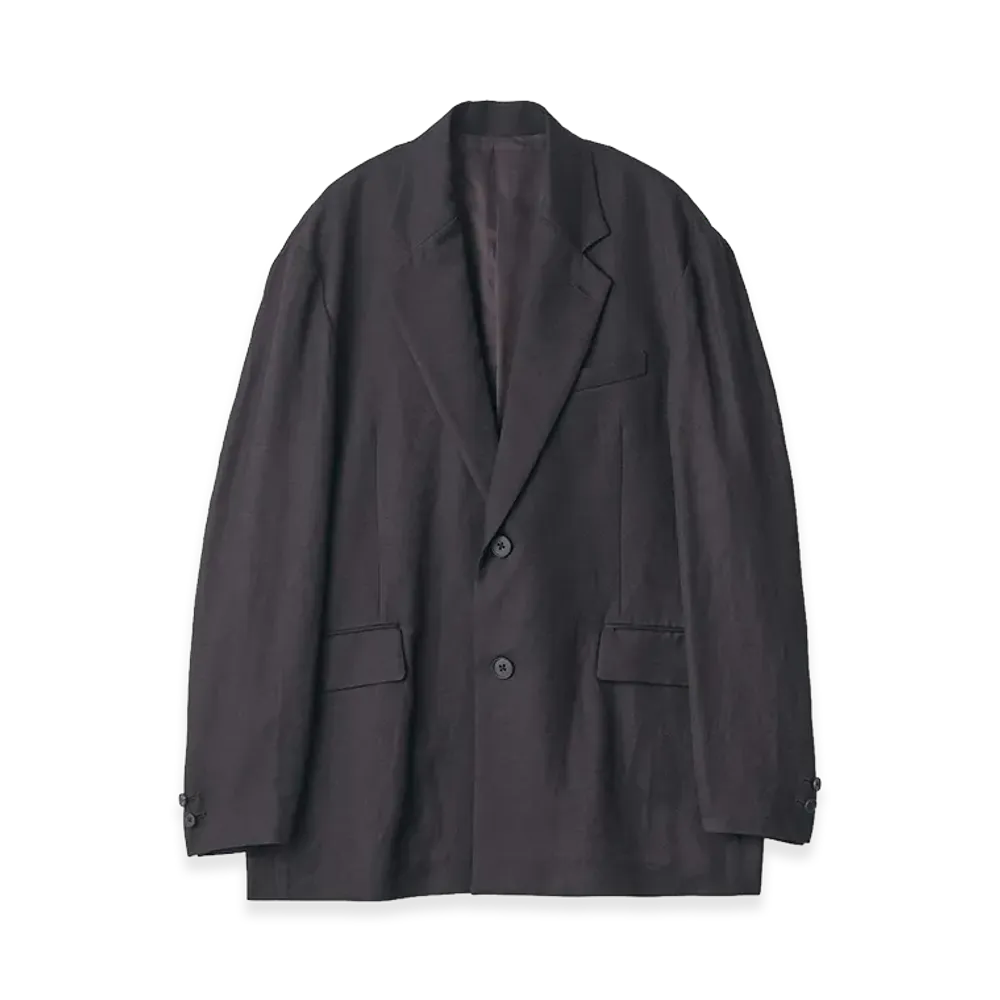 ssstein Vis/Li/Ra Twill Single Breasted Blazer "Black"