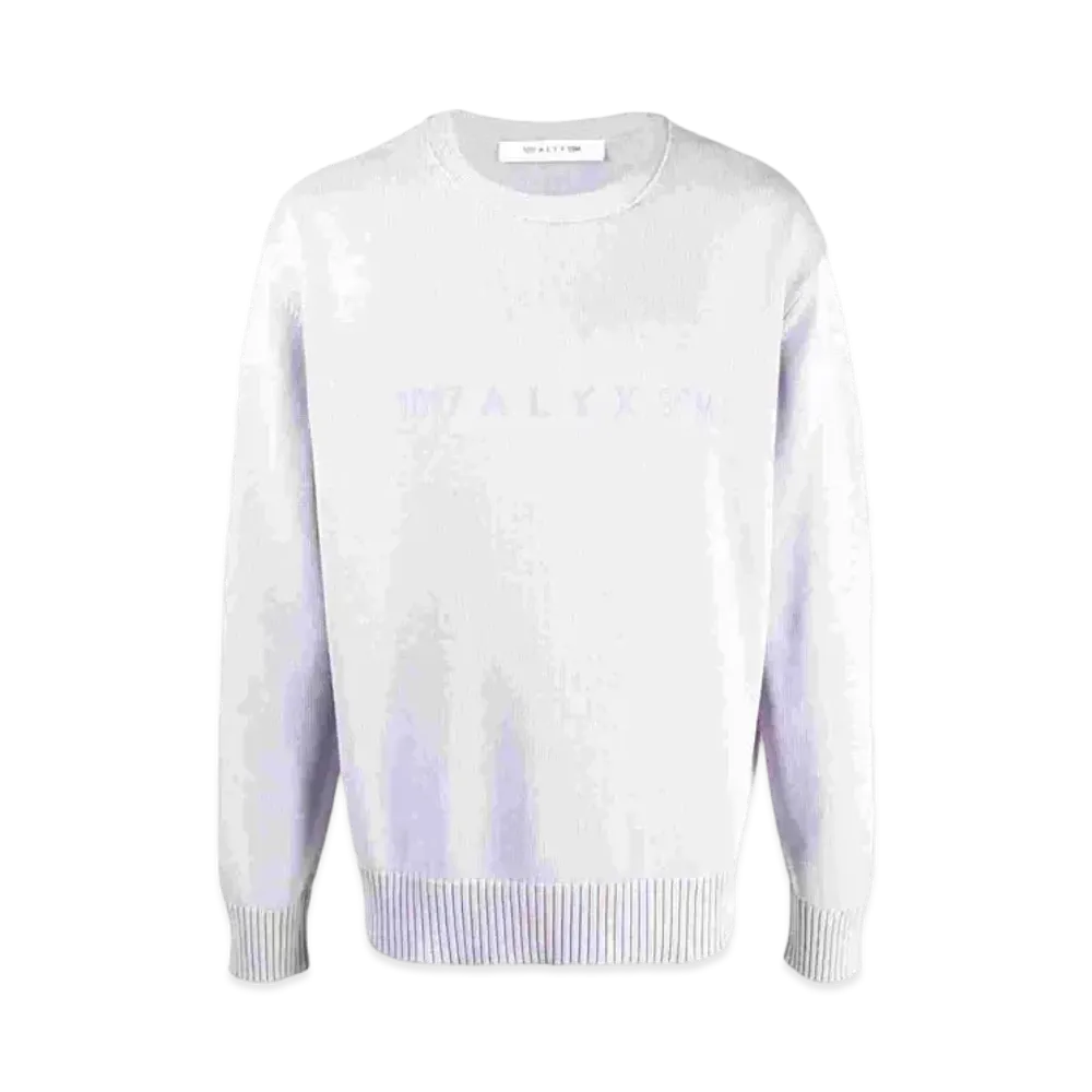 1017 ALYX 9SM Logo-Print Knitted Jumper "Purple"