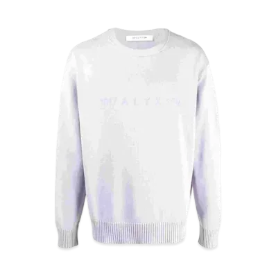 1017 ALYX 9SM Logo-Print Knitted Jumper "Purple"
