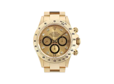 ROLEX Cosmograph Daytona 8P Diamonds "Champagne/Yellow Gold"