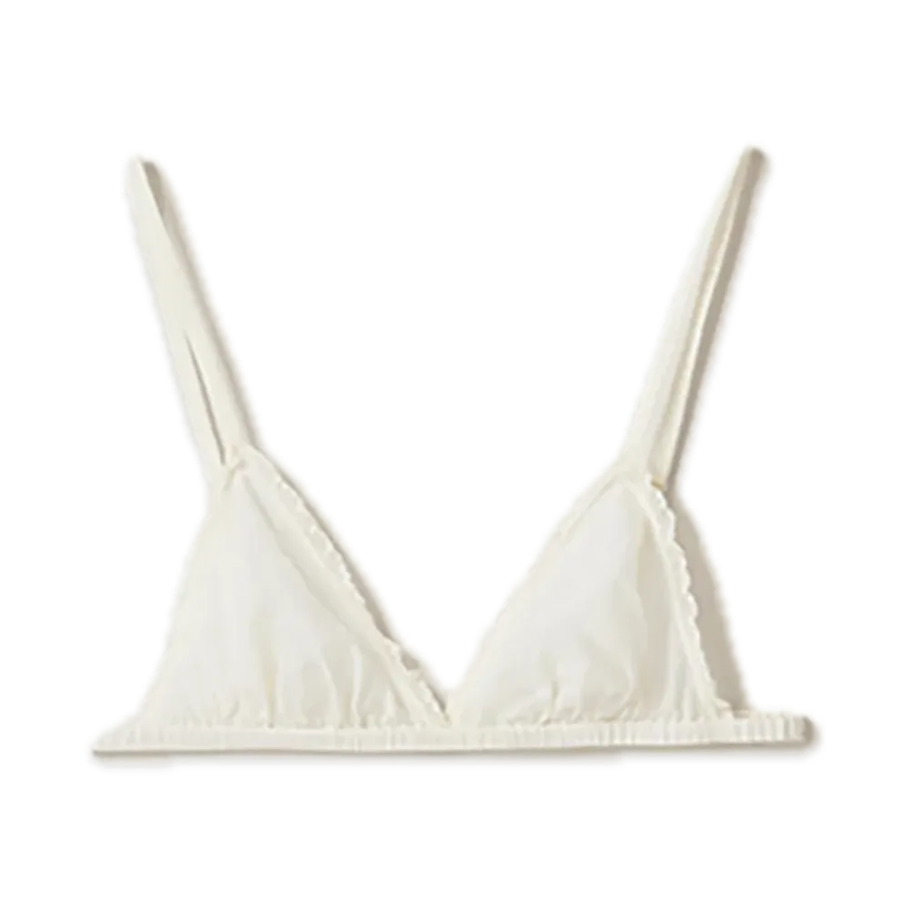 MIU MIU Muslin Bra "Ivory"