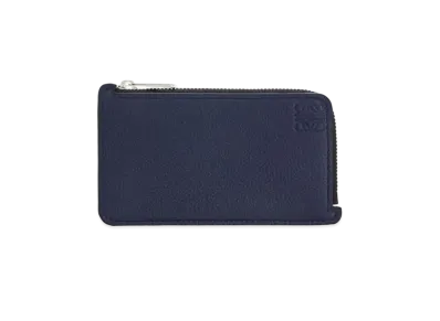 LOEWE Coin Cardholder In Soft Grained Calfskin "Ocean"