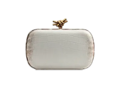 Bottega Veneta Knot "White//Shade"