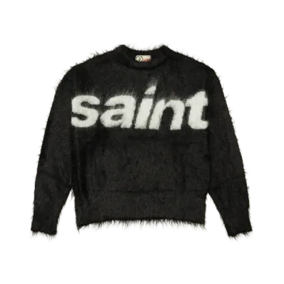 SAINT Mxxxxxx Mohair Crew Knit / Saint "Black"