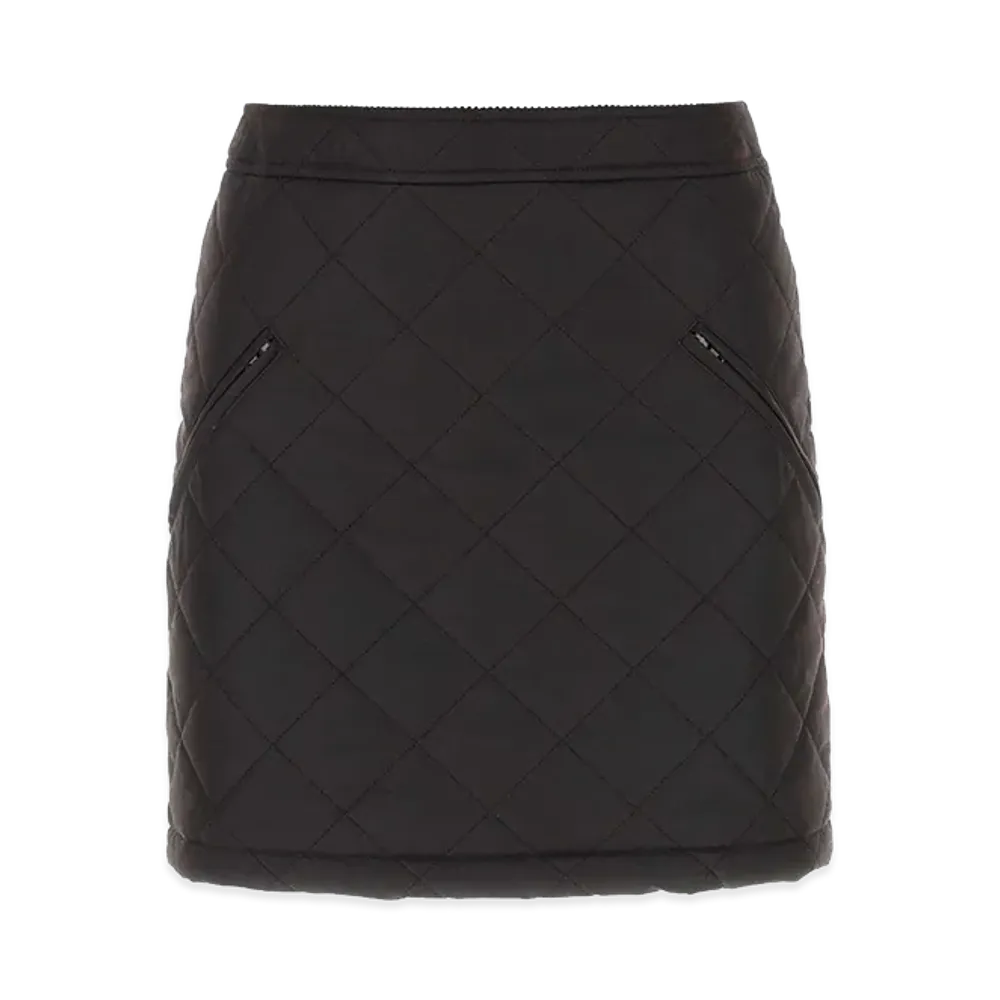 Burberry Women's Cotton Mini Skirt "Dark Brown"