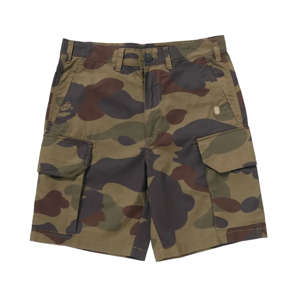 A BATHING APE Camo Shorts "Beige"