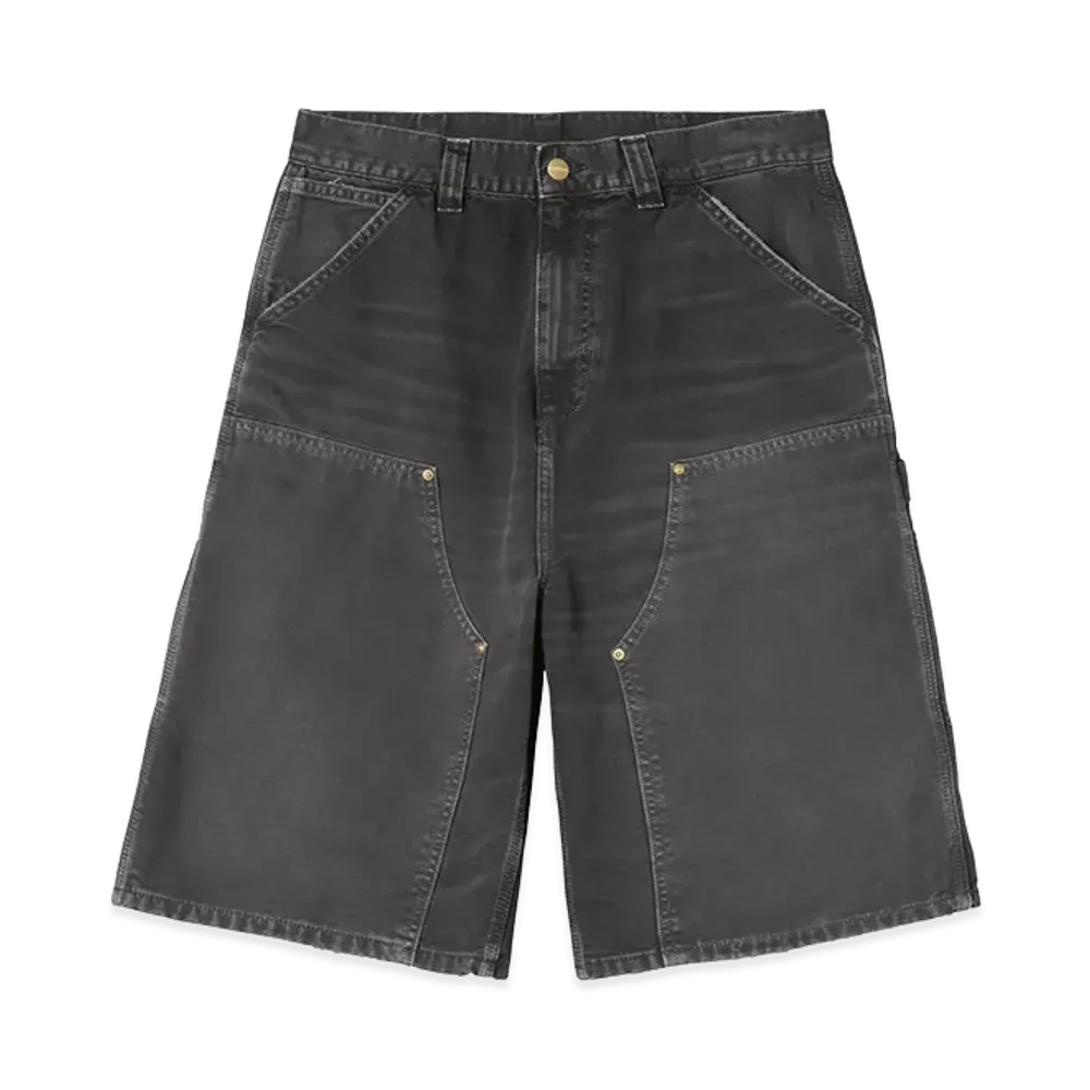 Carhartt WIP OG Double Knee Short "Black/Destroy Wash"