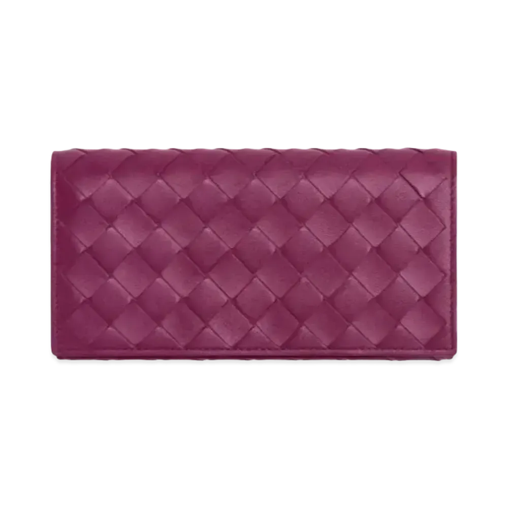 Bottega Veneta Flap Wallet "Cinnabar"