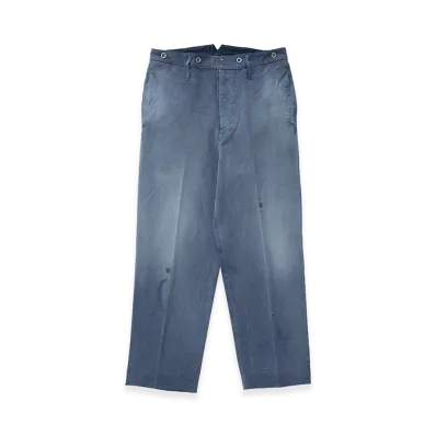 visvim Pastoral HW Pants DMGD "Blue"