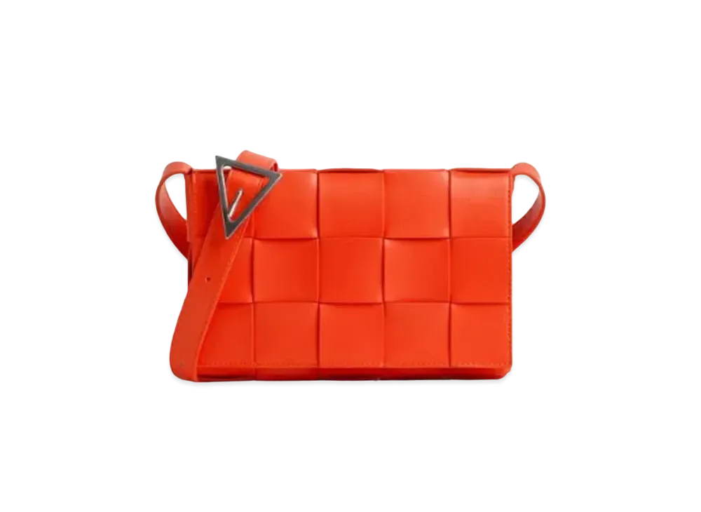 Bottega Veneta Medium Cassette Crossbody Bag "Orange"