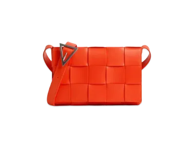 Bottega Veneta Medium Cassette Crossbody Bag "Orange"