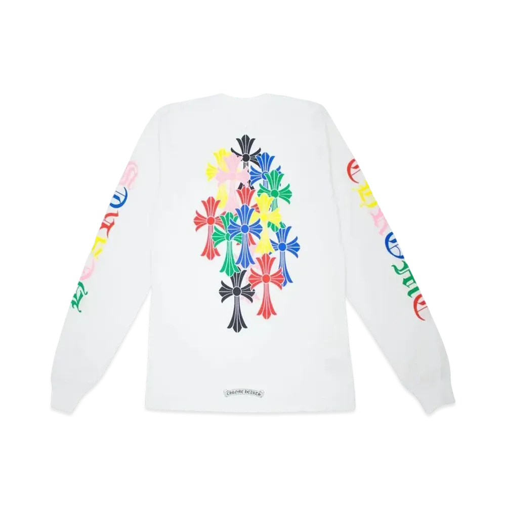 クロムハーツ マルチカラー セメタリークロス ロングスリーブ Tシャツ