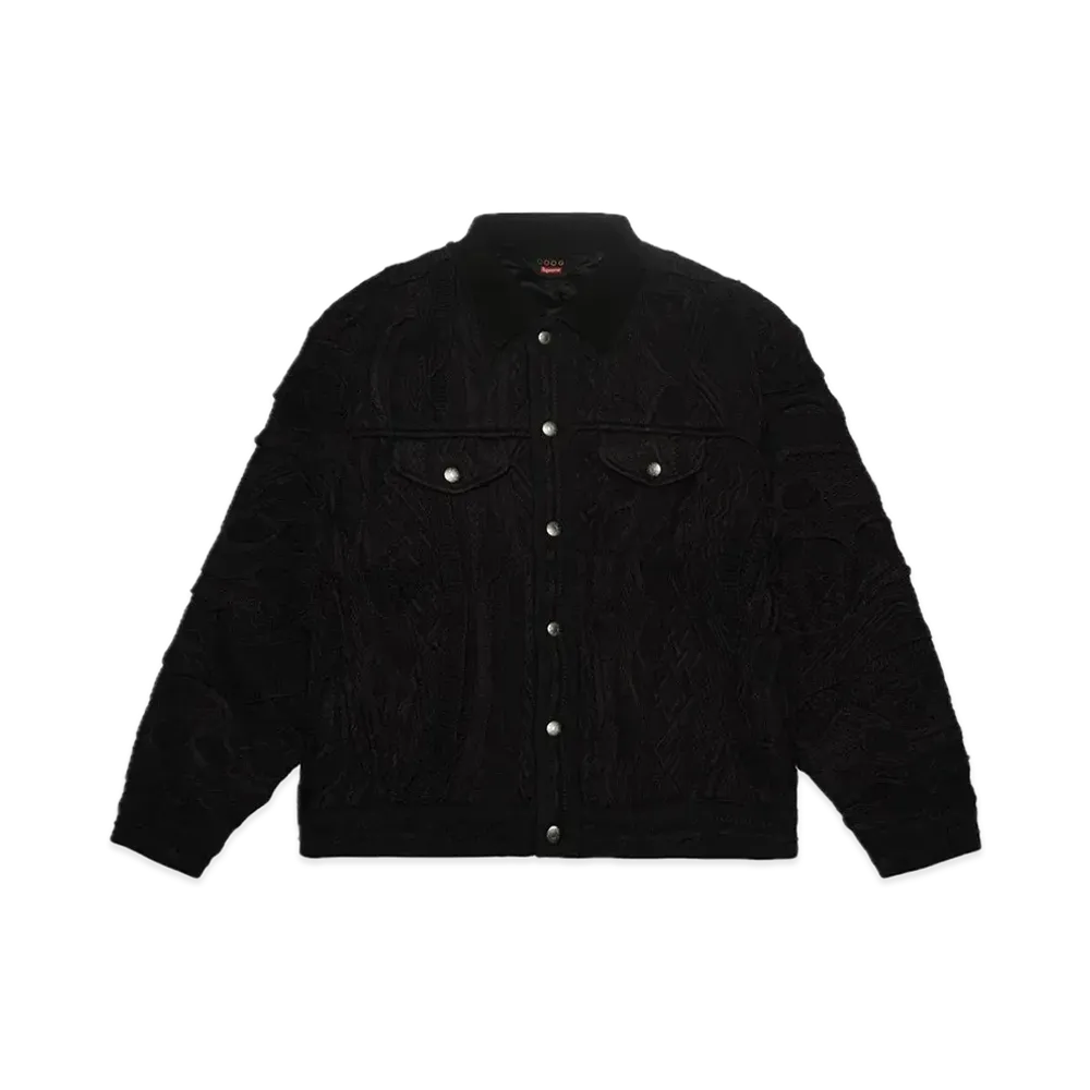 Supreme x Coogi Trucker Jacket "Black"