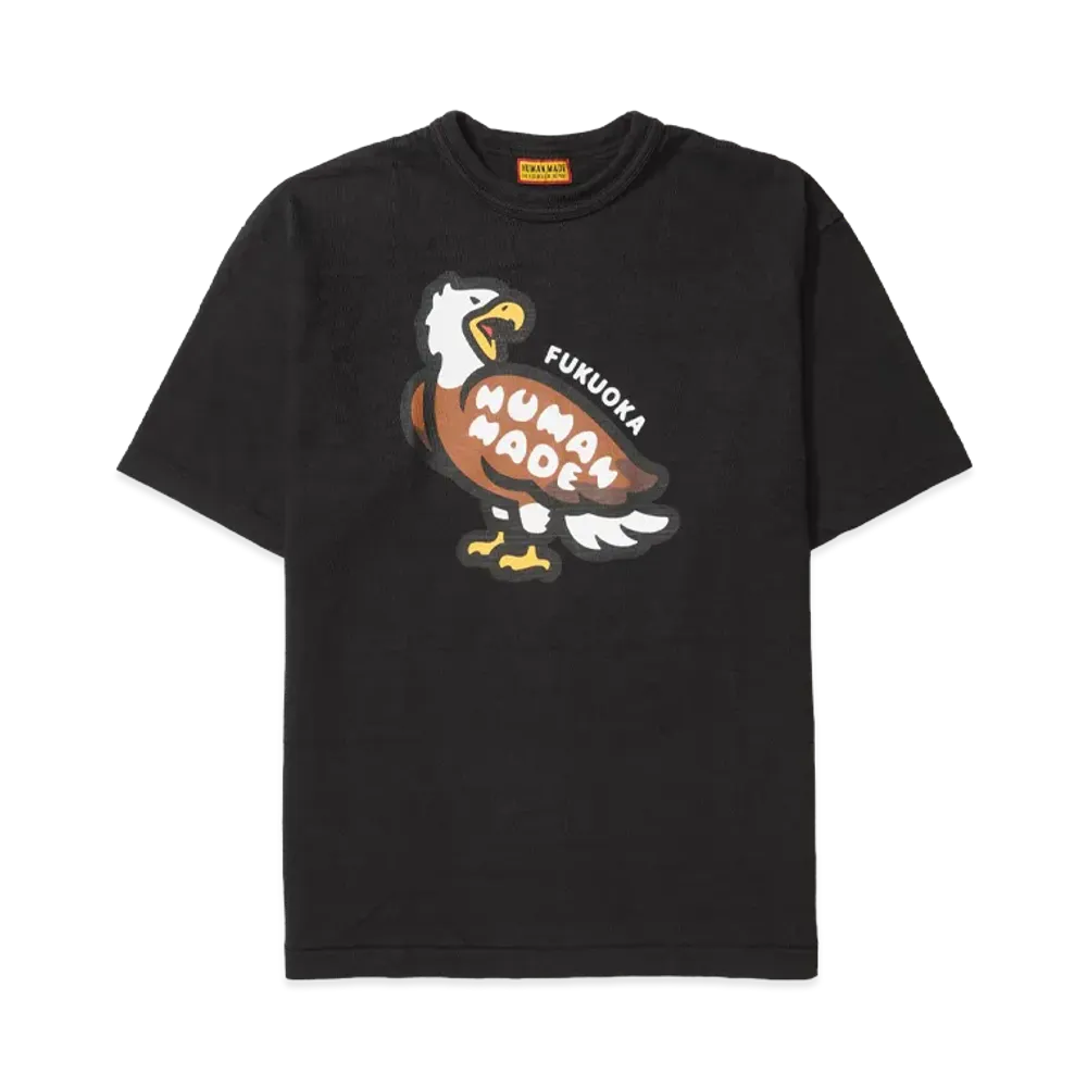 HUMAN MADE Stores Exclusive Animal Graphic T-Shirt Fukuoka / Hawk "Black"