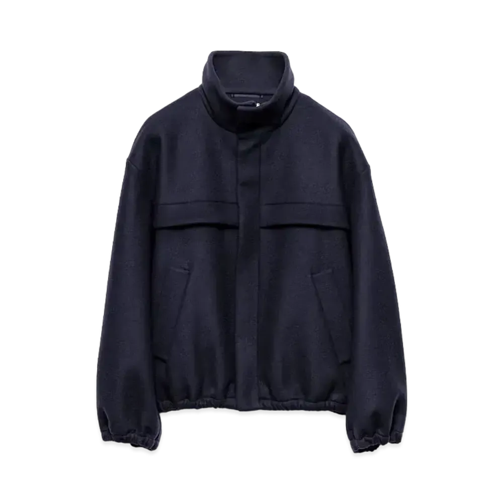 PRADA Men's Wool and Cashmere Jacket "Navy"