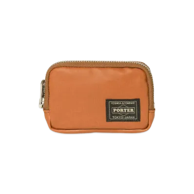 PORTER FREE STYLE Tiny Card Case "Camel"