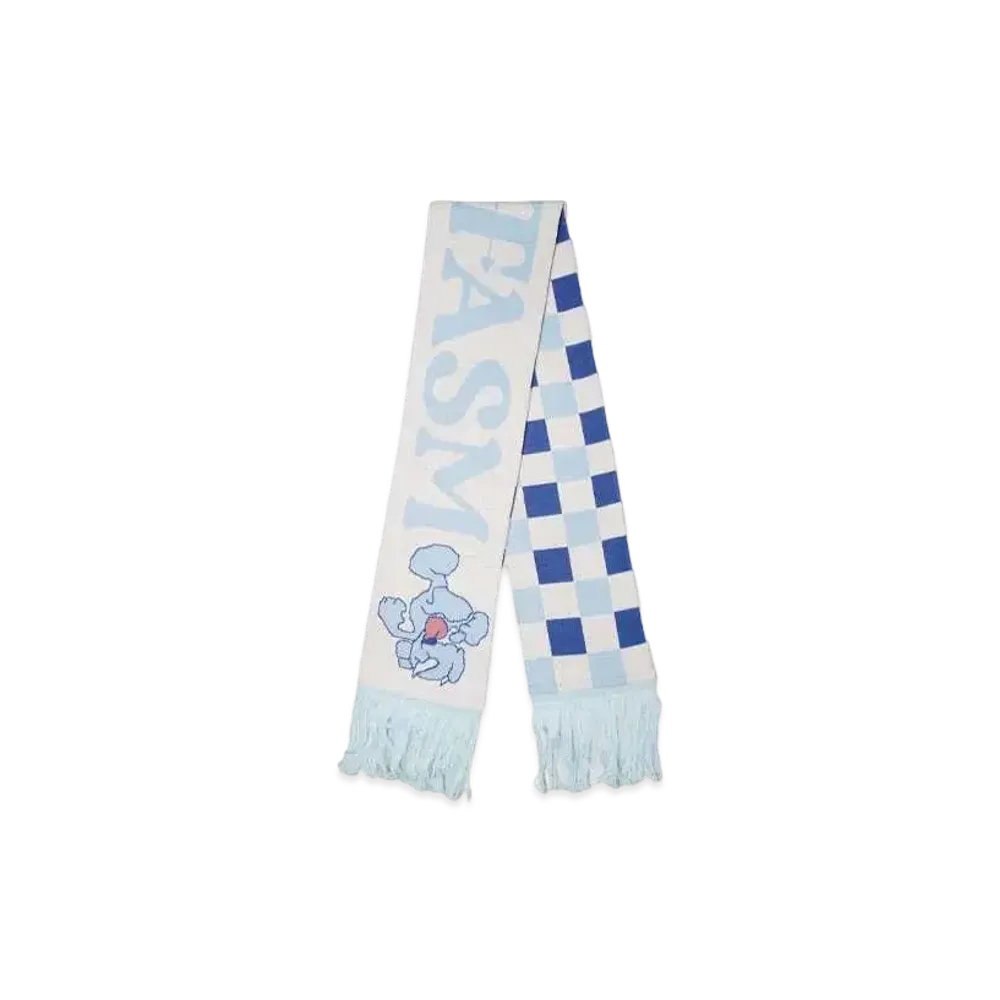FACETASM x CPD SHIRAI CHECKER MUFFLER "WHITE"