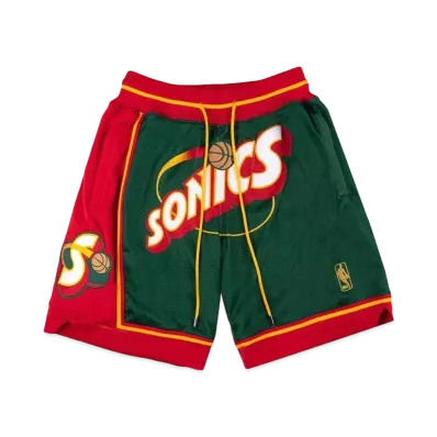 Just Don Seattle Supersonics Shorts "Green/Red"