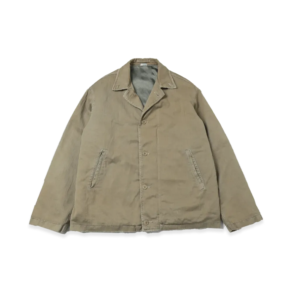 A.PRESSE Vintage US Navy N-4 Deck Jacket "Beige"