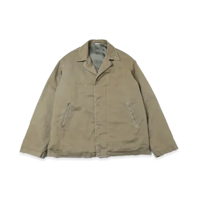 A.PRESSE Vintage US Navy N-4 Deck Jacket "Beige"